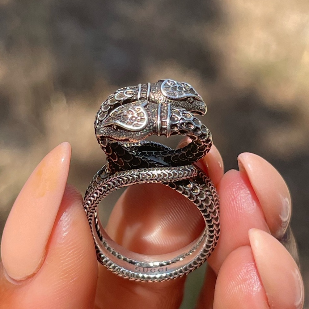 Gucci double serpent ring - Picture 4 of 11